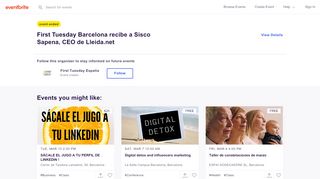 
                            11. First Tuesday Barcelona recibe a Sisco Sapena, CEO de Lleida.net ...