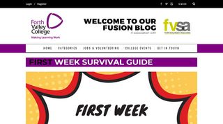 
                            3. First Week Survival Guide | FVC Fusion