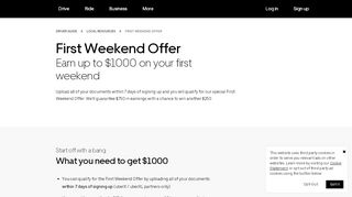 
                            2. First Weekend Offer | Uber