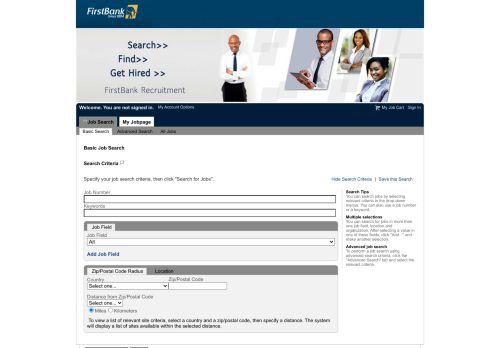 
                            9. FirstBank Jobs - First Bank Of Nigeria - Career Portal