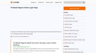 
                            5. Firstbank Nigeria Online Login Page