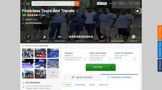 
                            7. Firstclass Tours And Travels, Palapatti - Firstclass Tours & Travels ...