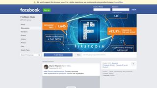 
                            5. FirstCoin Club Public Group | Facebook