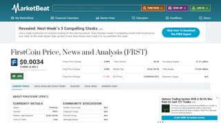 
                            6. FirstCoin News, Analysis and Price Prediction (FRST) | ...