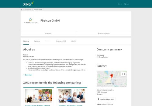 
                            11. FIRSTCON GmbH als Arbeitgeber | XING Unternehmen