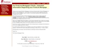 
                            3. FirstLine Mortgages - Home Page