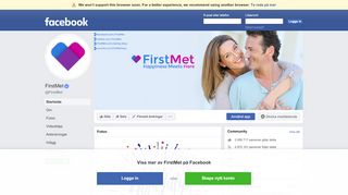 
                            4. FirstMet - Startsida | Facebook