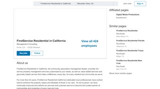 
                            6. FirstService Residential in California | LinkedIn