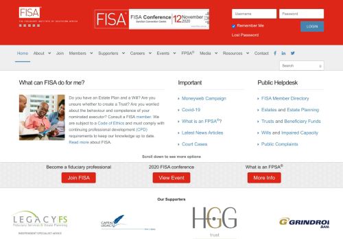 
                            1. FISA: Homepage