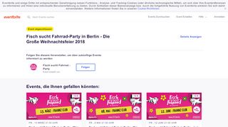 
                            11. Fisch sucht Fahrrad-Party in Berlin - Die Große Weihnachtsfeier 2018 ...