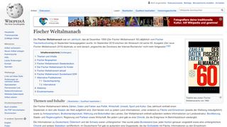 
                            8. Fischer Weltalmanach – Wikipedia