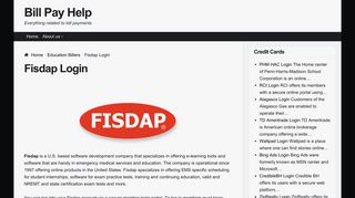 
                            8. Fisdap Login - Bill Pay Help