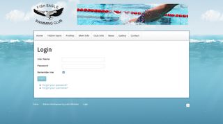 
                            5. Fish Eagle Swimming Club - Login