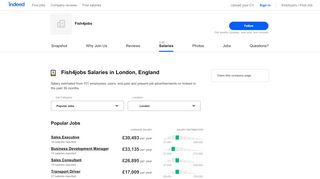 
                            7. Fish4jobs Salaries in London, England | Indeed.co.uk