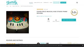 
                            12. Fisher Price Musical Kids Studio Piano reviews in Baby & Toddler ...