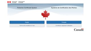 
                            2. Fisheries Certificate System / Système de Certification des Pêches