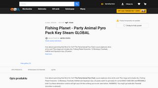 
                            8. Fishing Planet - Party Animal Pyro Pack Key Steam GLOBAL - G2A.COM