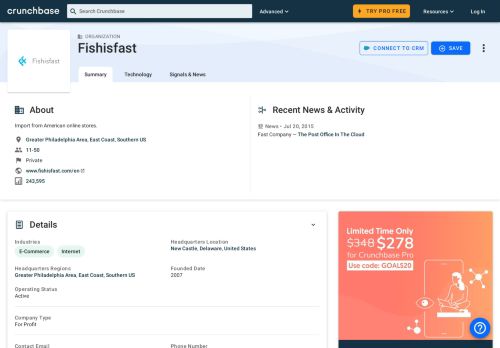 
                            7. Fishisfast | Crunchbase