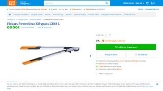 
                            12. Fiskars PowerGear X Bypass LX98 L - Before 23:59, delivered tomorrow