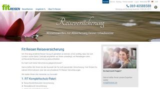 
                            9. Fit Reisen Reiseversicherung - Professionelle Absicherung