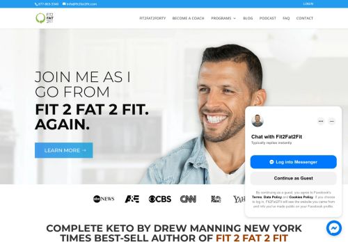 
                            3. Fit2Fat2Fit.com - Drew Manning - Creator of the 60 Day Keto Jumpstart