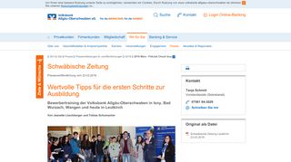 
                            13. Fit4Job Check Isny - Volksbank Allgäu-Oberschwaben eG