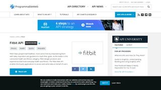 
                            11. Fitbit API | ProgrammableWeb