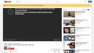 
                            12. Fitbit Charge - How to Setup Sync with Computer - YouTube