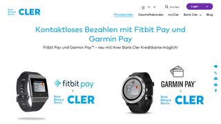 
                            8. Fitbit Pay und Garmin Pay - Bank Cler