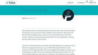 
                            11. Fitbit Terms of Service