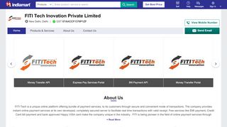 
                            5. FITI Tech Inovation Private Limited - Service Provider of API Products ...