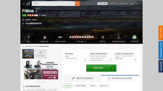
                            10. Fitline, Dwarka - Gymnasium Equipment Dealers in Delhi - Justdial