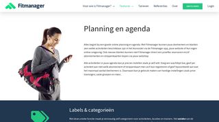 
                            3. Fitmanager online planning en agenda