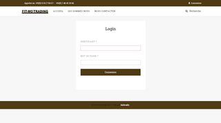 
                            5. FITMO TRADING - Login Page