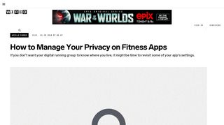 
                            11. Fitness Apps Like Strava Erode Your Privacy. Here's How to Protect It ...