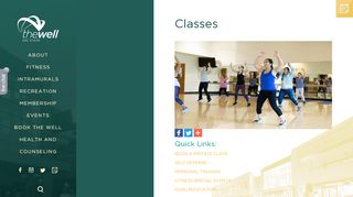 
                            11. Fitness Classes - The WELL | Classes