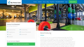 
                            11. Fitness First Bielefeld - My Fitness Card