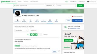 
                            12. Fitness Formula Clubs Employee Benefits and Perks | ...