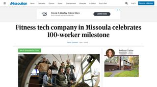 
                            12. Fitness tech company in Missoula celebrates 100-worker milestone ...