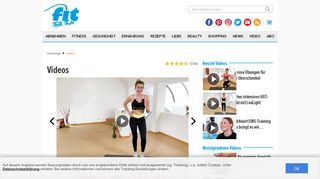 
                            5. Fitness Videos kostenlos – Online Fitness und Workout - FIT FOR FUN