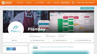 
                            6. Fitness World customer references of Planday - FeaturedCustomers