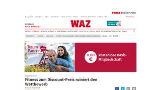 
                            9. Fitness zum Discount-Preis ruiniert den Wettbewerb | waz.de | Bochum