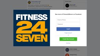 
                            9. Fitness24Seven - Grafik zajec juz dostepny na naszej... | Facebook