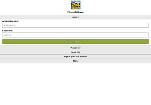 
                            8. Fitness24Seven :: Logga in - Interna sidor - Adderat