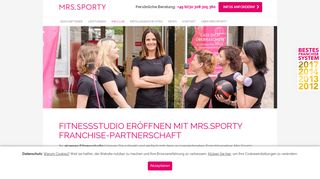 
                            11. Fitnessstudio eröffnen mit Mrs.Sporty - Mrs.Sporty Franchise