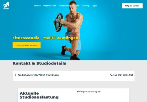 
                            4. Fitnessstudio Reutlingen | McFIT (DE)