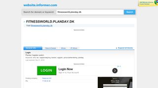 
                            11. fitnessworld.planday.dk at Website Informer. Login. Visit ...