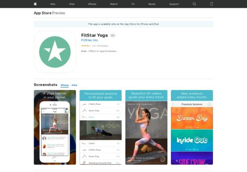
                            7. FitStar Yoga on the App Store - iTunes - Apple