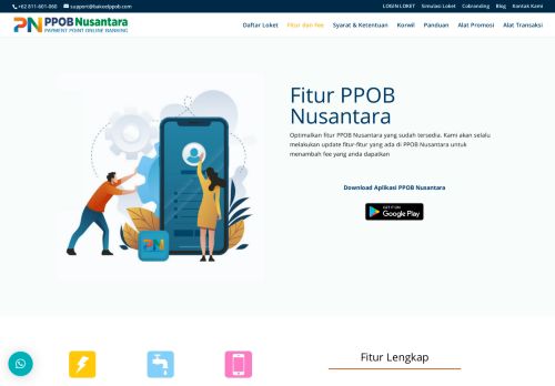 
                            4. Fitur dan Fee | PPOB Nusantara