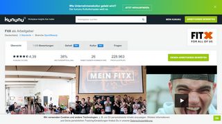 
                            11. FitX als Arbeitgeber: Gehalt, Karriere, Benefits | kununu